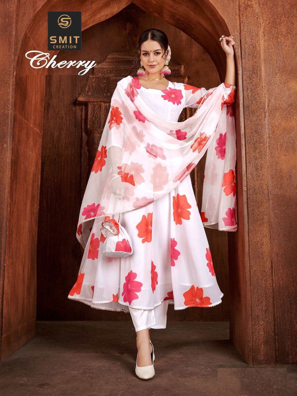Smit Cherry 1001-1006 Wholesale Printed Kurtis With Dupatta